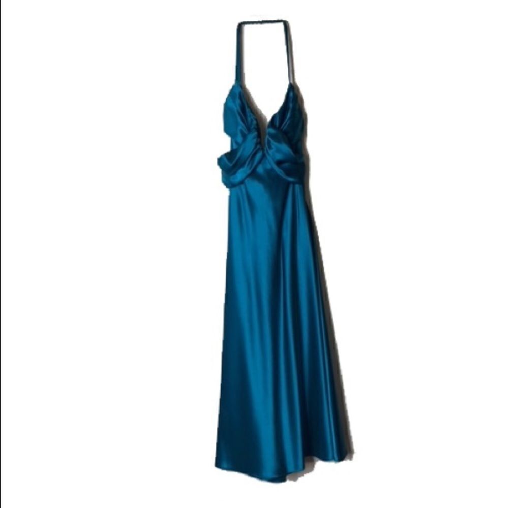 Teal dress - beautiful gown